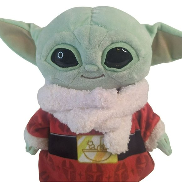 Star Wars The Mandalorian 2022 Holiday The Child 8-Inch Plush Yoda Grogu Christm - Picture 5 of 8
